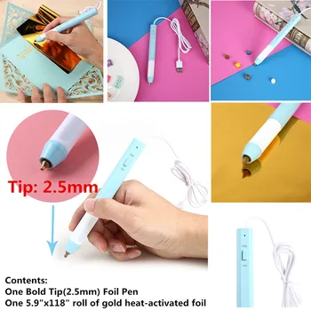  1 шт./USB Термофеновая ручка Может использоваться на бумаге, коже, пластике для изготовления открыток DIY Scrapbook Craft 2020 New