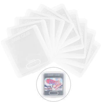  10 шт. Коробка-Дисплей для Хранения Картриджей с одной игровой картой для Sega Game Gear Cart GG Прозрачный Сменный Защитный Чехол GameGear