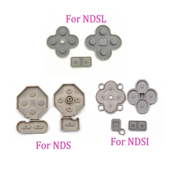 100 Комплектов Резиновых токопроводящих накладок для кнопок Для игровой консоли NDS/NDSL/NDSI, Кремниевые кнопки, запасные части для ремонта