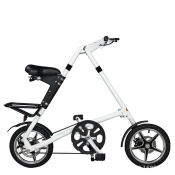  16-дюймовый двухдисковый тормозной велосипед speed break, ультрапортативный складной велосипед для взрослых из алюминиевого сплава