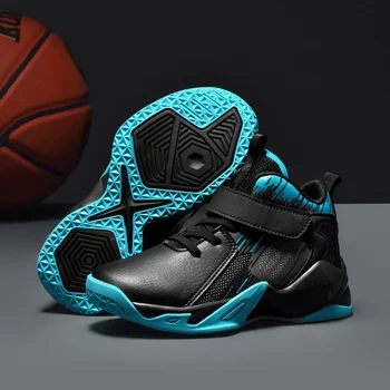  2023 Новое поступление, Баскетбольная обувь для мальчиков, износостойкая спортивная обувь, детские баскетбольные ботинки для уличного спортзала, Молодежная дизайнерская обувь для мальчиков