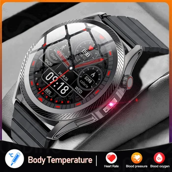  2023 Новые Умные часы для измерения артериального давления на кончиках пальцев, Умные Часы для здоровья, 360 *360 HD Экран, Умные часы, Термометр, Пульсометр