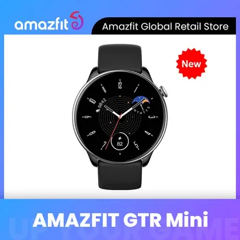  2023 Новый продукт Amazfit GTR Mini Smart Watch 120 + Спортивных Режимов, Легкие и Тонкие Фитнес-смарт-часы Для Телефона Android IOS