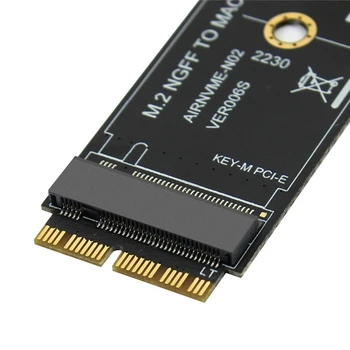  4X M.2 NVME SSD Преобразующая карта-адаптер Для Air Pro Retina 2013-2017 NVME/AHCI SSD Комплект Для A1465 A1466 A1398 A1502