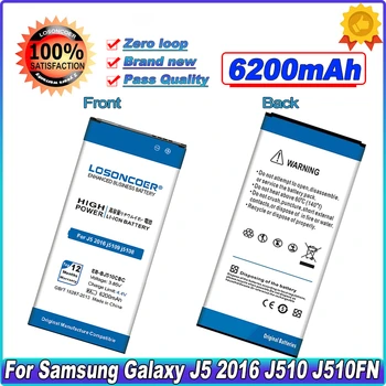  6200 мАч EB-BJ510CBC EB-BJ510CBE Для Samsung Galaxy J5 2016 Edition j5109 j5108 J510 J510FN J510F J510G J510Y J510M Аккумулятор
