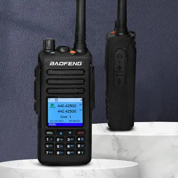  Baofeng Dmr Walkie Talkie DM-1702 Цифровой Мобильный Портативный Терминал 1024 Канала UHF VHF 2 Двойной Временной интервал Двухстороннее Радио DM 1702