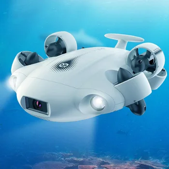  Fifish 100 м подводный мини Rov робот-рыболокатор Drone 4K Камера RC FPV Дрон Мотор 6 Осевой VR Рыболовный Дрон с рычагом