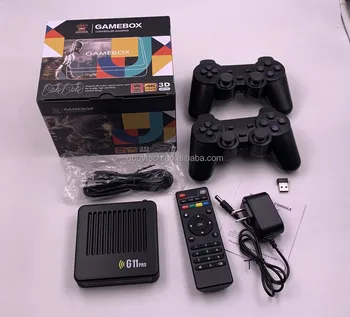  G11 Pro Игровая приставка для видеоигр 64/128 ГБ 30000 + Игр 4k Семейная Ретро Классическая игровая консоль С Поддержкой TV Box Для PSP/DC/N64