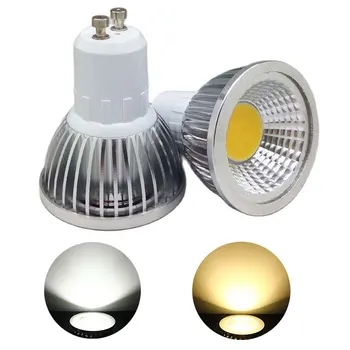  GU10 Светодиодная Лампа Прожекторная Лампа Лампы Супер Яркие AC86-265V GU10 Держатель Лампы Алюминиевый теплоотвод COB Светодиодные Бусины Освещение