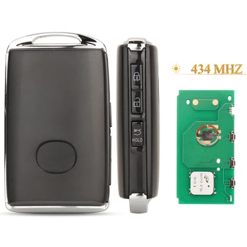  jingyuqin 3 Кнопки Smart Remote Keyless-Go Entry Fob 434 МГц Для Mazda 3 Alexa Mazda3 2019 2020 2021