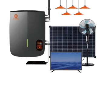  JUA Energy 100 Вт солнечная панель 12 В постоянного тока Солнечный вентилятор 32-дюймовый телевизор Солнечное светодиодное освещение в помещении Солнечная энергетическая система для Африки