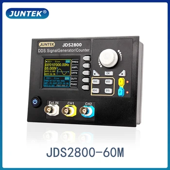  JUNTEK JDS2800-60M 60 МГц DDS Функция Управления генератором сигналов Двухканальный частотомер Генератор сигналов произвольной формы Цифровой