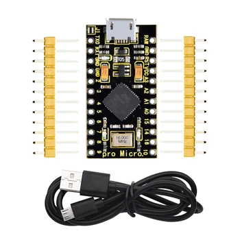  Keyestudio Pro Micro ATMEGA32U4-MU Плата разработки 5V 16MHZ для Arduino Pro Micro