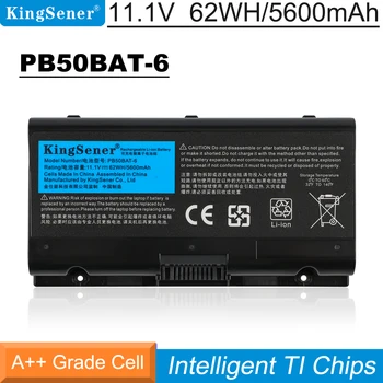  KingSener PB50BAT-6 Аккумулятор для ноутбука Clevo PB51RF-G PB70EF-G PB71EF-G Для PowerSpec 1720 1520 Для Sager NP8371 3INR19/66-2