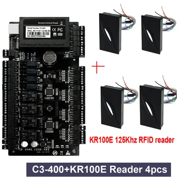  KR100E C3-400 комплект IP-панели управления доступом к Двери TCP/IP RS485 Связь Расширенный Контроль доступа Wiegand 26