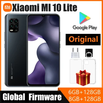  MIUI 11 Смартфон Xiaomi 10 Lite 5G Snapdragon 765G Глобальная версия Аккумулятор 4160 мАч Android 128 ГБ 256 ГБ