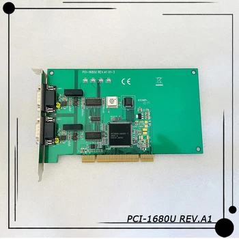  PCI-1680U REV.A1 для Advantech, двухпортовая универсальная коммуникационная карта шины PCI CAN с защитой изоляции