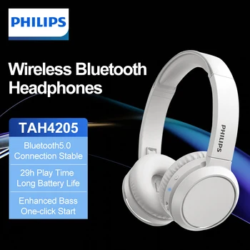  Philips TAH4205 Наушники Bluetooth Беспроводная гарнитура Наушники Bluetooth5.0 Зарядка 2 часа 29 часов Время воспроизведения Легко Переносится, складывается