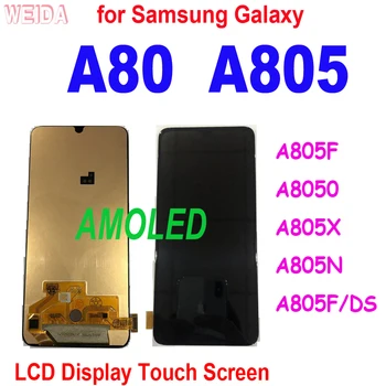  Super AMOLED ЖК-дисплей для Samsung Galaxy A80 LCD A805 A805F A8050 A805X A805N A805F/DS ЖК-дисплей с Сенсорным экраном, Дигитайзер в Сборе