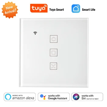  Tuya Smart Life EU WiFi Переключатель рулонных штор для Электрических Моторизованных Жалюзи с дистанционным управлением Google Assistant Aelxa Siri