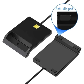  USB Считыватель смарт-карт Micro SD/TF Memory ID Bank Электронный DNIE Dni Citizen Sim Cloner Разъем Адаптера Id Card Reader