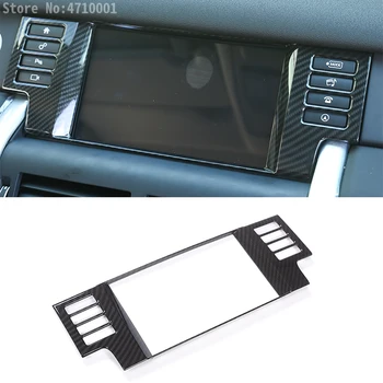  АБС-панель из углеродного волокна, Автомобильная навигация, панель GPS, Декоративная рамка, накладка для Land Rover Discovery Sport 2015-2017
