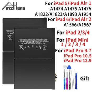  Аккумулятор для планшета PINZHENG Для iPad 5 Air 1 A1474 A1475 Для iPad 6 Air 2 A1566 A1567 1 Mini 2 3 4 5 Pro 9,7 10,5 12,9 Аккумулятор