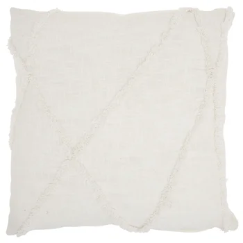  Белая декоративная подушка, 24 