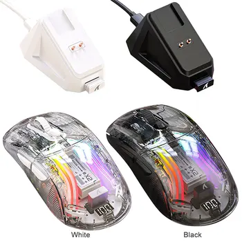 Беспроводная Игровая мышь с RGB Подсветкой, 3 Режима Работы, Электронные Соревновательные Мыши, Совместимые с Bluetooth 5.0/2.4G/USB-C для киберспортивного офиса