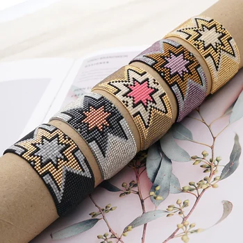  Браслеты Go2boho Star Браслет ручной работы Miyuki Для женщин Мексиканские производители Модных ювелирных изделий 2020 Регулируемый Ювелирный подарок