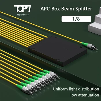  Волоконно-оптический разветвитель FC APC 1x8 PLC, Волоконно-оптический разветвитель Cassett или ABS PLC Splitter, Однорежимный, Soudeuse Fiber Optique