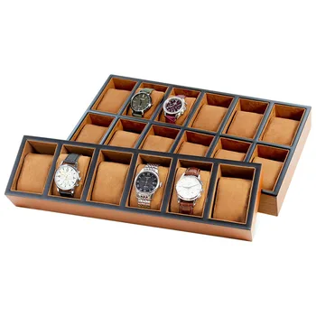  Деревянная Коробка для часов, Футляр для хранения, Органайзер для коробок для часов Большого размера, мужские механические наручные часы, лоток для показа, Аксессуары для коллекции