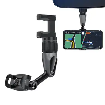  Держатель для телефона с зеркалом заднего вида, Универсальный Держатель для мобильного телефона с вращением на 360 градусов, Кронштейн для крепления видеорегистратора GPS Смартфона