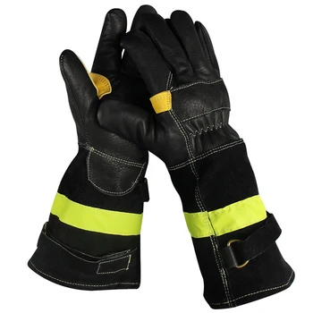  Длинные спасательные перчатки для тушения лесных пожаров с теплоизоляцией, защитой от ожогов и высокой термостойкостью-Перчатки