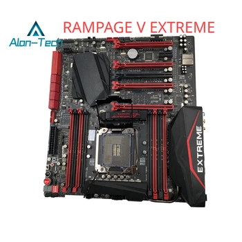  Для ASUS RAMPAGE V EXTREME Настольная Материнская плата с Разъемом 2011-v3 Core i7 X99 DDR4 PCI-E 3.0 Высокого Качества, полностью протестирована, быстрая доставка