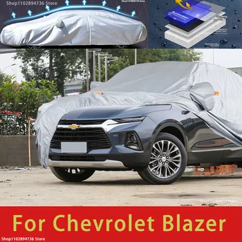  Для Chevrolet Blazer Подходят наружные защитные чехлы для автомобилей, солнцезащитный козырек от снега, водонепроницаемые пылезащитные внешние автомобильные аксессуары