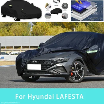 Для Hyundai LAFESTA Наружная защита, полные автомобильные чехлы, Снежный покров, Солнцезащитный козырек, Водонепроницаемые Пылезащитные внешние автомобильные аксессуары