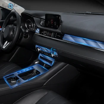  Для Mazda 6 Atenza 2020-2022 Внутренняя Центральная консоль автомобиля Прозрачная Защитная пленка из ТПУ Против царапин Ремонтная пленка Аксессуары Refl