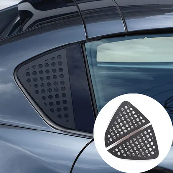  Для Mazda MX-5 MX5 Хардтоп Версии 2016-2023 Защита стекла заднего стекла Автомобиля Декоративная наклейка Аксессуары из алюминиевого сплава 2 шт