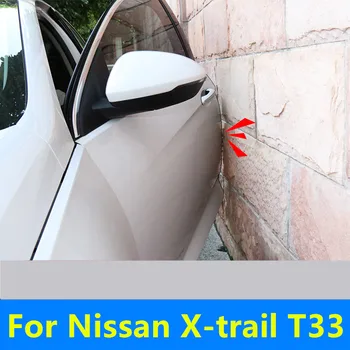  Для Nissan T33 X-trail 2022 2023 2024 Защитная накладка от столкновения с дверью, защитная накладка от царапин на кузове, защита края двери от невидимого трения
