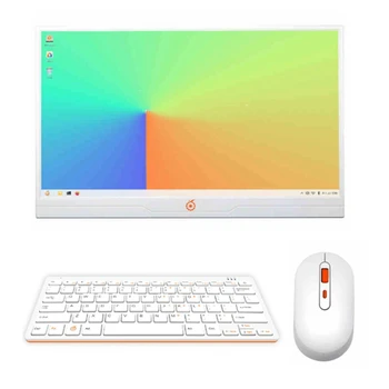 Для Orange Pi 800 14-дюймовый IPS экран клавиатура компьютерный комплект с мышью 4 ГБ оперативной памяти 64 ГБ EMMC мини-ПК персональный компьютер штепсельная вилка США