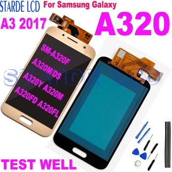  Для Samsung Galaxy A3 2017 Дисплей A320 SM-A320F A320M/DS A320Y A320M A320FD A320FL ЖК-дисплей с сенсорным экраном, Дигитайзер в Сборе