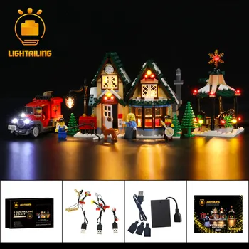  Комплект светодиодных ламп LIGHTAILING для 10222 Зимнего деревенского почтового отделения, игрушки, строительные блоки, Набор Освещения