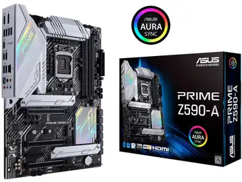  Материнская плата Z590 LGA 1200 Материнская плата Asus PRIME Z590-A DDR4 128 ГБ Intel Z590 USB3.2 PCI-E 4,0 3 × M.2 ATX для ядра 11/10-го поколения