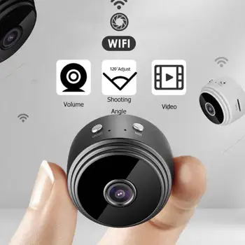  Мини-камера A9 1080p IP-камера Smart Home Security Магнитная Беспроводная Мини-камера видеонаблюдения Wifi Камера 128 Г Набор карт памяти