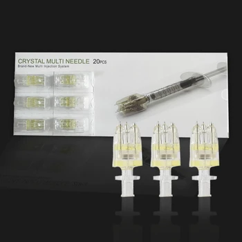  Мультииглы Crystal 5 Pin Мультииглы для мезотерапии, инъекции Гиалуроновой кислоты, дермальный наполнитель HA Для удаления морщин
