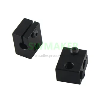  Нагревательный блок V6 hotend черного цвета алюминиевый нагревательный блок с резьбой M6 для деталей принтера Prusa i3