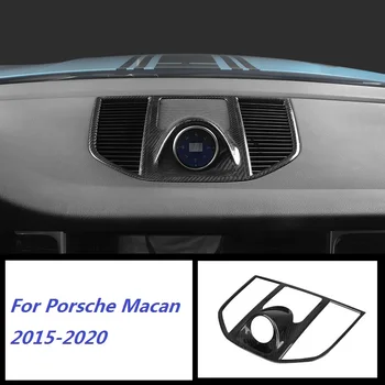  Накладка Переднего Вентиляционного Отверстия Салона Автомобиля Из Настоящего Сухого Углеродного Волокна Для Porsche Macan 2015-2020