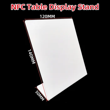  Настольная витрина NFC 213 NTAG 213 Чип ПВХ 13,56 МГц Чип NFC Scan Code Карточка Ресторана Персональный Веб-сайт Карточка дисплея NFC