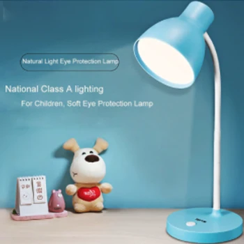  Настольная лампа для защиты глаз при естественном освещении DP X004, Национальное освещение A-уровня, Семейное общежитие, Свободно регулируемая настольная лампа